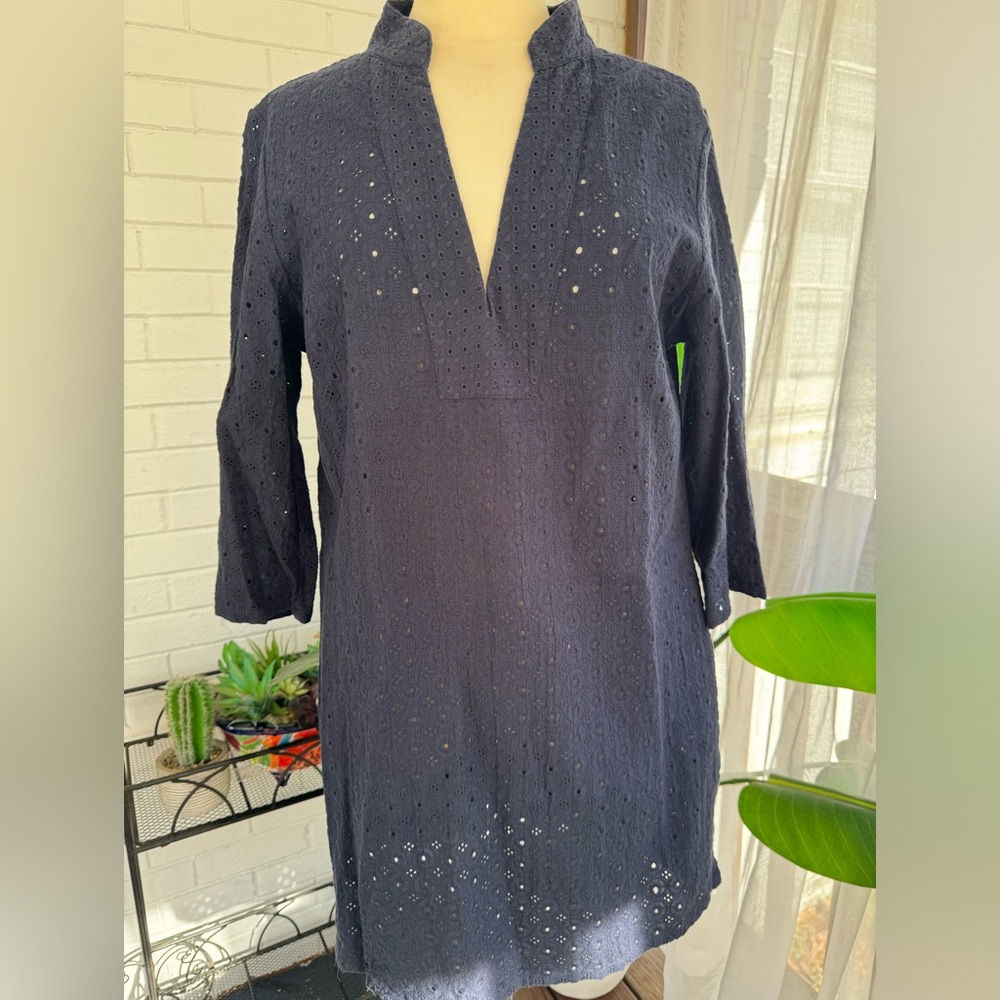 Talbots Tunic Blouse or Swim Coverup
